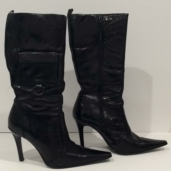 Steven high heeled leather boot - Picture 2 of 7